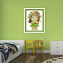 Part Embroidery Wood Elves 2-Strand 14CT Printed Fabric Cross Stitch Needlework