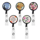 Anti-Lost Clip Fashion Key Ring Nurse ID Name Card Badge Holder Lanyards