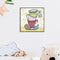 Tea Cup Partial Cross Stitch 11CT Counted Cotton Handmade Needlework Decor