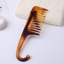 Men Oil Head Hair Comb Plastic Wide Tooth Classic Brush Styling Tool Hair Car