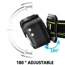 Lamp Strong Headlight XPG+COB Yellow Light Multi-function Induction Headlamp