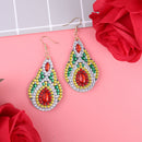 DIY Diamond Painting Earrings Double-sided Irregular Drop Earrings (RZ020) Newly