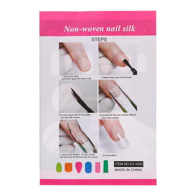 DIY Manicure Fiberglass Gel Poly Builder Nail Extension Gel Repair Broken Nails
