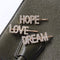 Women Beauty Crystal Hairpins Hair Clips Letter Barrettes Rhinestone Headwear