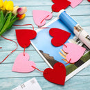 Day Decoration Heart Banner Anniversary Valentine's Day Heart Garland