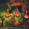Solar Power LED Pink Bird Lawn Light Outdoor Garden Landscape Lamps (3pcs) Newly