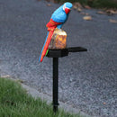 LED Solar Lights Parrot Waterproof Lawn Stakes Lamps Garden Decor (Blue) Newly