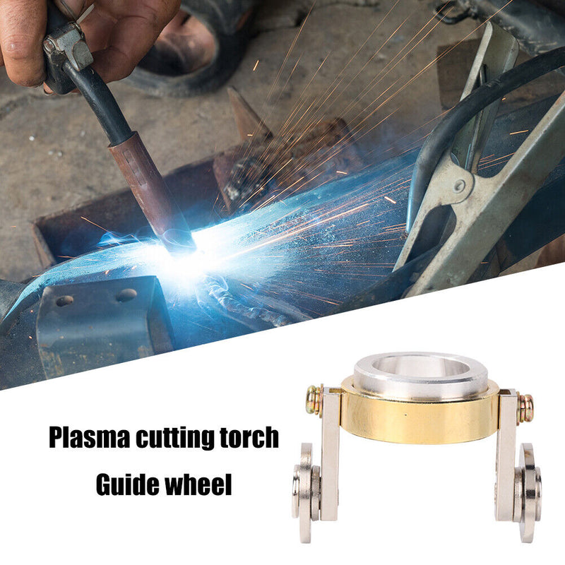 Adjustable Plasma Cutting Torch Roller Guide 60A-120A Cutter Spacer Consumables