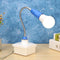 5pcs E27 LED Holder Universal Flexible Extension Lamp Socket(Blue)
