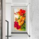 Flower Oil Paint By Numbers Kits Canvas Picture DIY Wall Art Craft Coloring