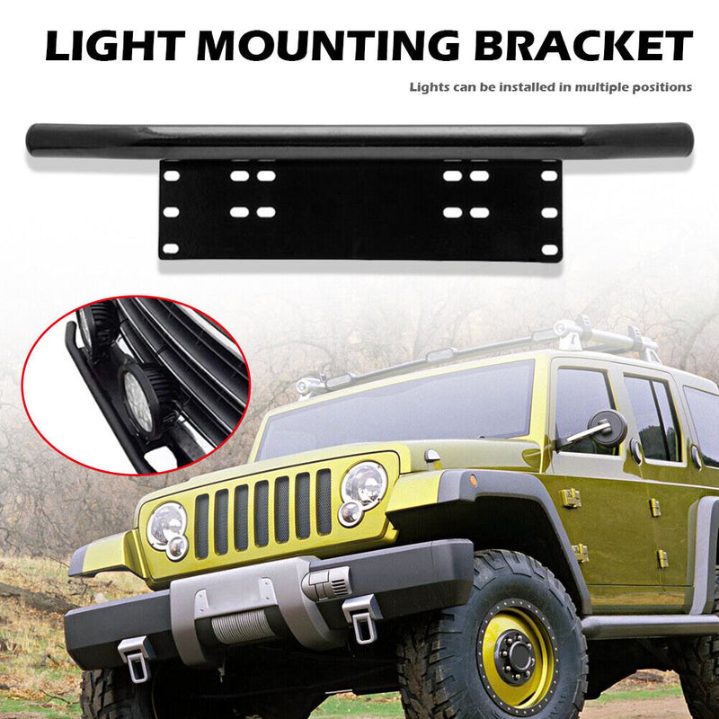 Universal Car Licence Plate Holder SUV Jeep Fog Lamp Mounting Frame Bracket R