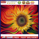 Handmade Flowing Flower 5D DIY Full Round Drill Drawing Kit Art Diamond Pai