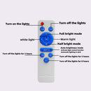 L40W80 40W Remote Control Dual Color LED Panel Solar Circular Lamp Board