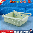 Drawer Refrigerator Storage Box Rack Holder Slide Fridge Organizer(Green)