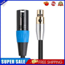 #A XLR Male to Mini XLR Female Audio Cable for Camera Mixer Converter Adapter