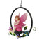 LED Solar Light Flower Fairy Hanging Outdoor Garden Landscape Light (B) Newly