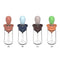 BLOOOK Glass Olives? Bottle of Silicone Bar, Olive? Glass Donor Bottle with