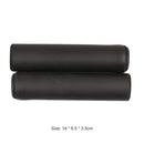 2pcs Bicycle Soft Foam Silicone Sponge Anti-slip Handle Bar Grips (Black) Newly