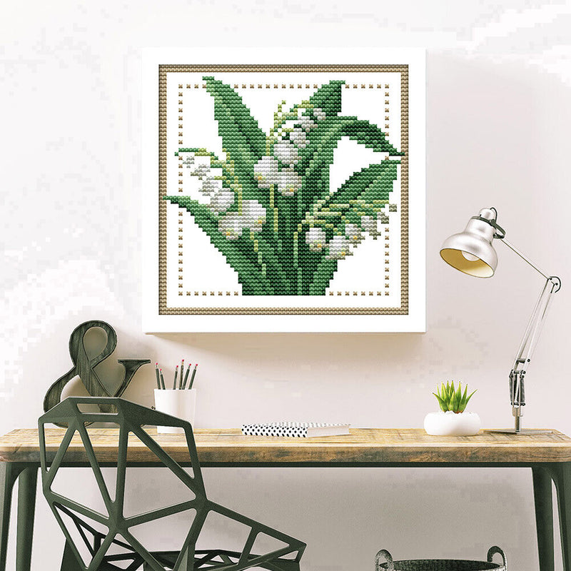 Partial Cross Stitch Kit May 14CT Counted DIY Needlework Decor (H427)