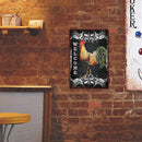 Rooster Retro Metal Plate Tin Sign Plaque Poster for Bar Club Cafe Decor