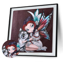 5D Diamond Painting Elf Girl Partial Special Shape Drill DIY Crafts (YX003)