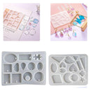 DIY Crafts Crystal Jewelry Making Tools Irregular Silicone Mold Earring Mould