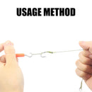 ABS Grip+Stainless Steel Knot Hook Carp Fish Knot Puller Rig Making Rig Terminal