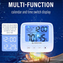 LCD Digital Thermometer Hygrometer Meter for Indoor Home Office (Backlight)