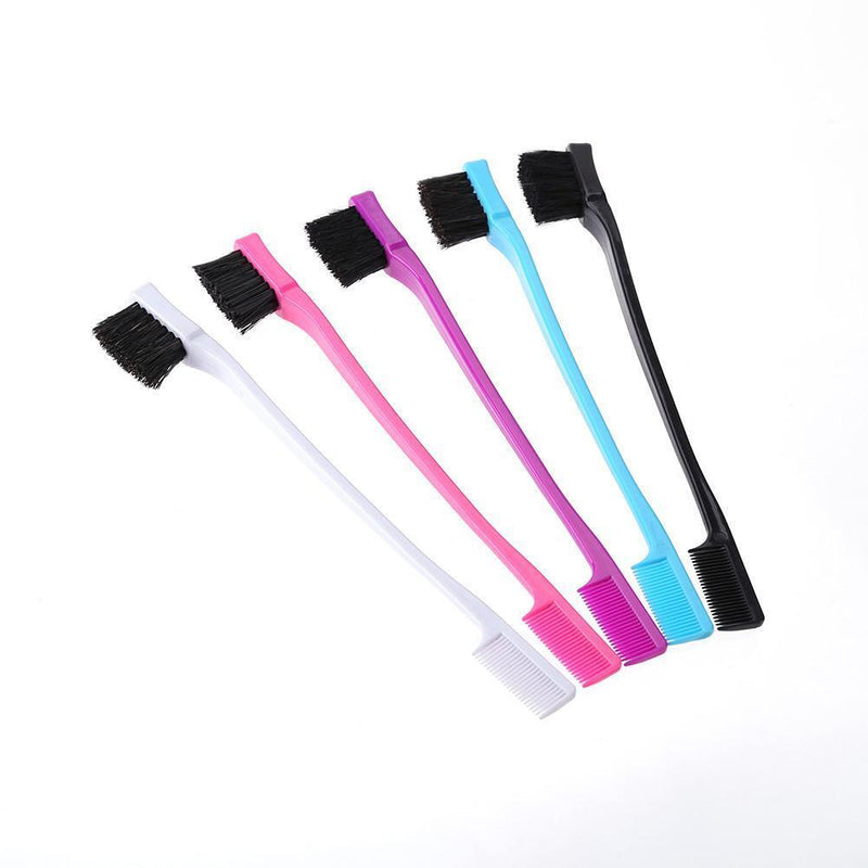 Double Sided Hair Edge Brush Hair Styling Hair Beauty Hairdress Comb (3pcs