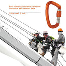 Aluminum Carabiner Outdoor Camping Climbing Hammock Lock Buckle (Orange)