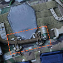 5pcs Molle Backpack Carabiner Elastic Rope Webbing Fix Buckle (Army Green) Newly