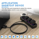 USB RGB Copy Paste Keyboard Ergonomic Mechanical Keypad Custom Keypad for Gaming