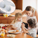Food Gadget Baking Double Cup Draining Egg Boiler Egg Steamer Microwave Eggs