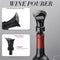 Red Wine Stopper Pourer Funnel Pouring Decanter Silicone Fresh Wine Keep L0U0