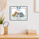 Partial Cross Stitch 14CT Cotton Thread DIY Cartoon Baby Counted Embroidery K