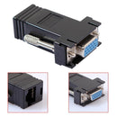 VGA Extender Female to Lan Cat5 Cat5e/6 RJ45 Ethernet Female Adapter