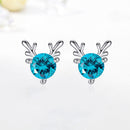 2pcs Fashion Women Alloy Simple Ear Stud Jewelry Party Earrings Photography Prop