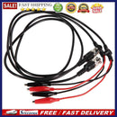 2pcs 110cm BNC Q9 to Dual Alligator Clip Oscilloscope Test Probe Leads