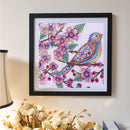 Diamond Painting Flowers Birds Part Special-Shaped Drill Handicraft (H042) Newly