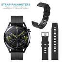 Smartwatch Band for Huawei Watch GT3/GT2 42mm Adjustable Watchband (Black) Newly