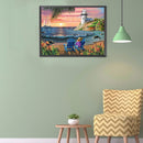 5D DIY Diamond Painting Kits Beach Full Round Drill Wall Decor Art (X448)