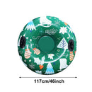 Heavy Duty Snow Tube Sled 46inch Snow Sleds Big Inflatable Ski Circle