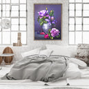 5D DIY Roses Full Round Drill Diamond Painting Craft Kit Artwork Home Wall De