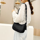 Women Shoulder Crossbody Bag Nylon Solid Color Casual Messenger Phone Satchel