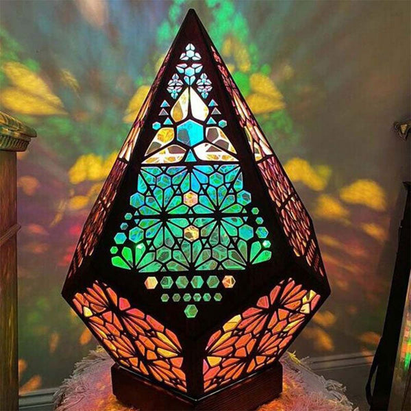 Desk LED Bohemian Bedside Lamp Ambient Light Starry Sky Floor Projector Light