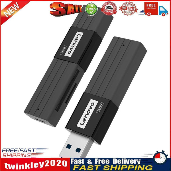 Lenovo D231 USB 3.0 Memory Card Reader TF Security Digital Card Reader Newly