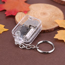 Music Box Movement Keychain Handy Crank Music Birthday Gift S