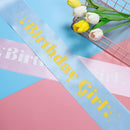 Reveals Mom Favor Gift Star Print Boy Girl Shoulder Girdle Baby Shower Sash