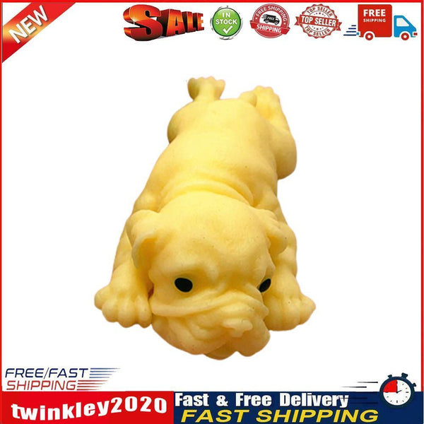 Simulation Soft Dogs Squeeze Ball Puzzle Anti Stress Artifact (Yellow Dog) Newly
