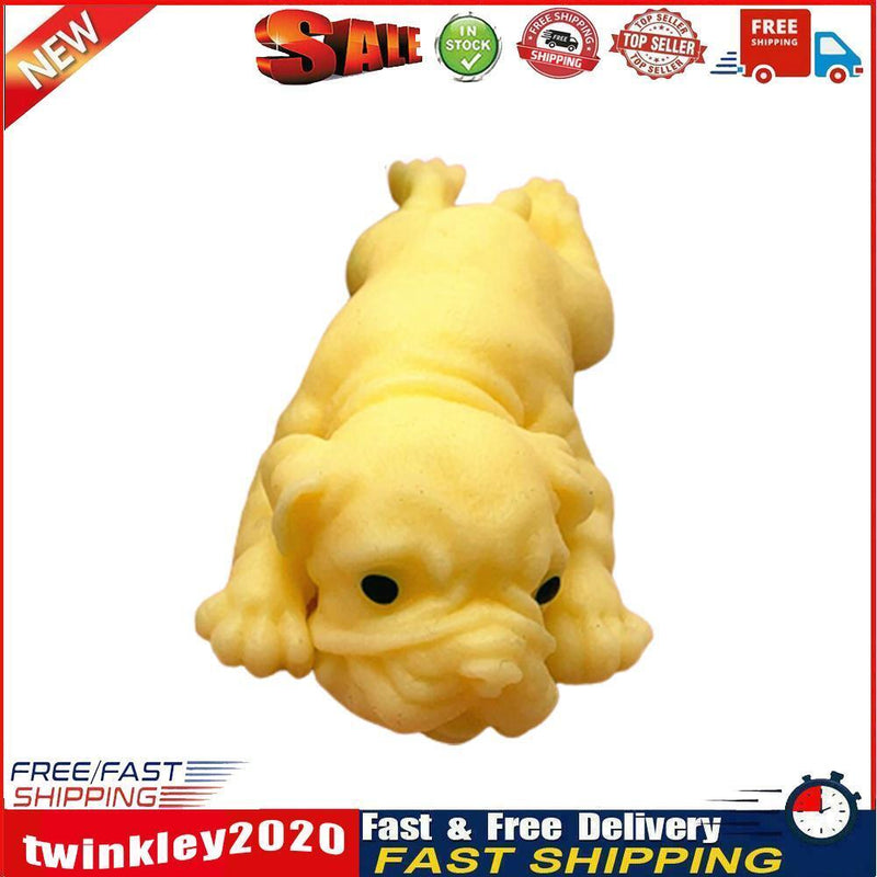 Simulation Soft Dogs Squeeze Ball Puzzle Anti Stress Artifact (Yellow Dog) Newly